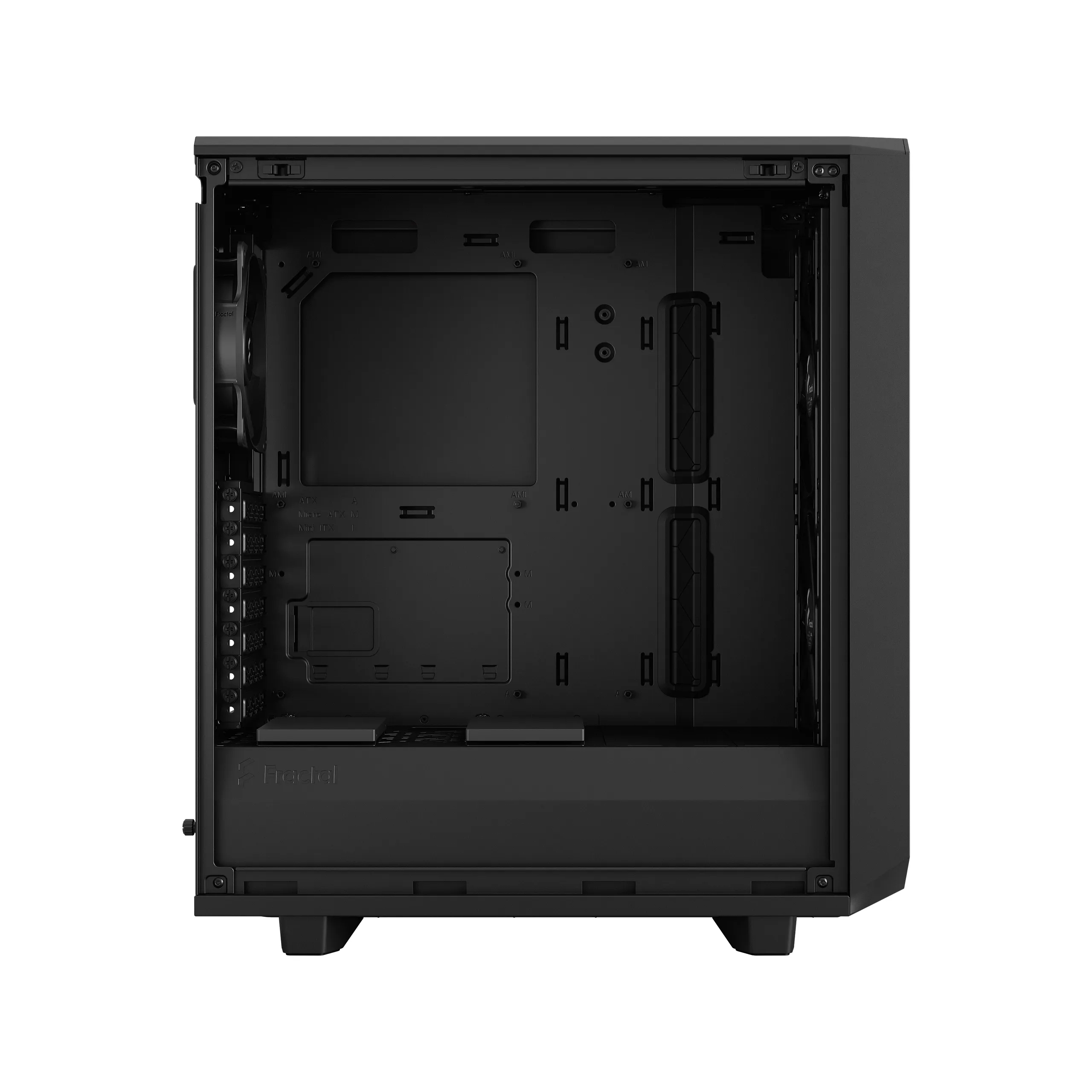 Fractal Design Meshify 2 Compact Lite - Mid Tower case with window, Black / Light Tint Fractal Design Meshify 2 Compact Lite - Mid Tower case with window, Black / Light Tint
