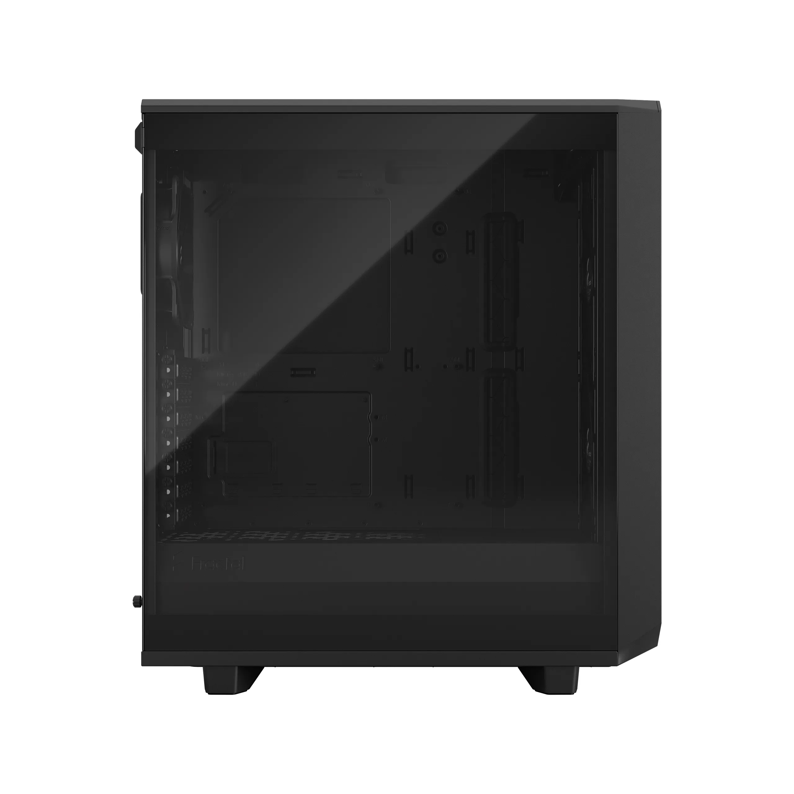 Fractal Design Meshify 2 Compact Lite - Mid Tower case with window, Black / Light Tint Fractal Design Meshify 2 Compact Lite - Mid Tower case with window, Black / Light Tint