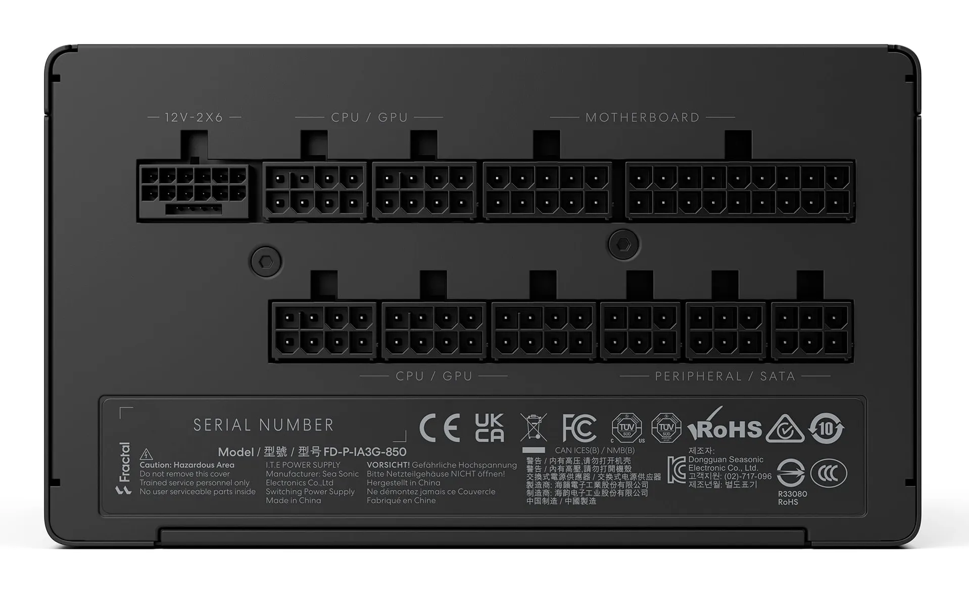 FRACTAL DESIGN Ion 3 Gold 850W - PSU, 80 Plus Gold