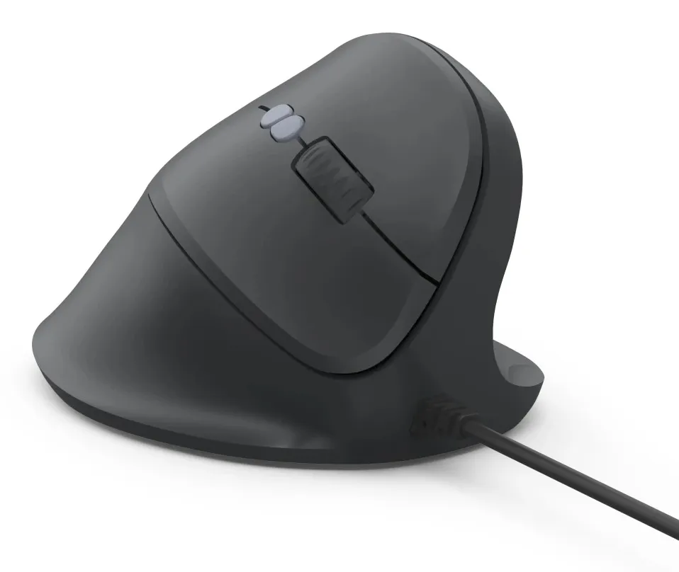 Hama HA-00173086 ECM-500R -langallinen ergonominen hiiri, musta