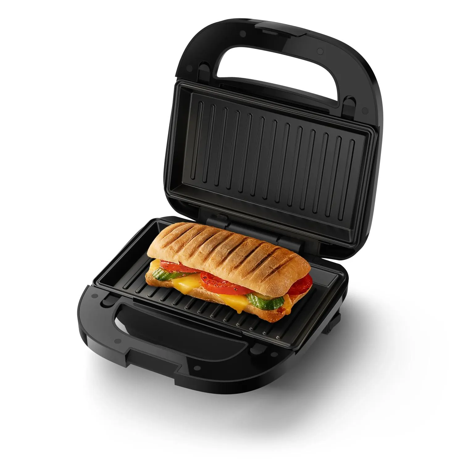 Philips 5000 Series HD2350/80 sandwich grill, 750W, Black/Stainless steel