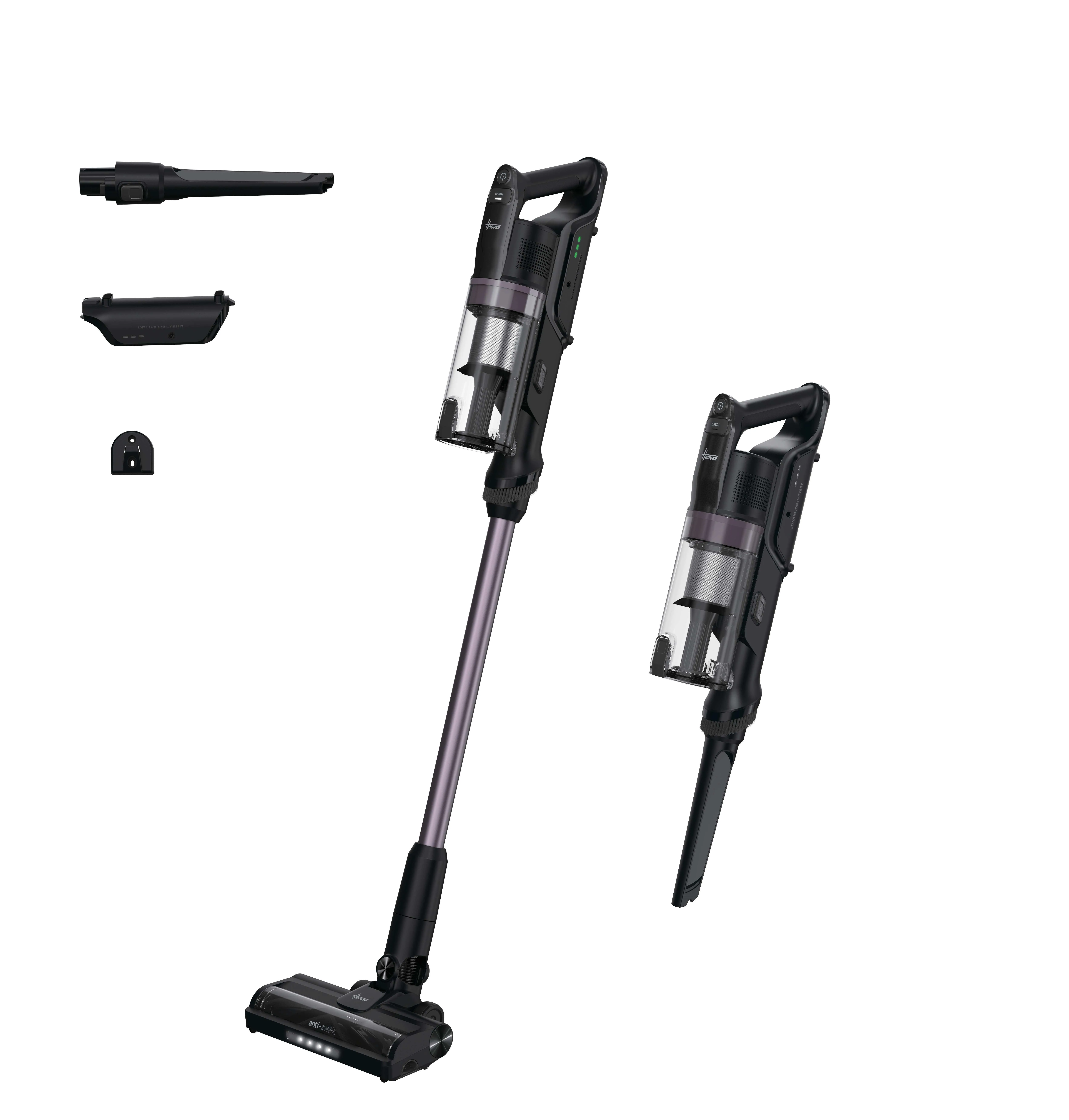 Hoover HF1P10H 011 Stick vacuum cleaner, Black and Purple