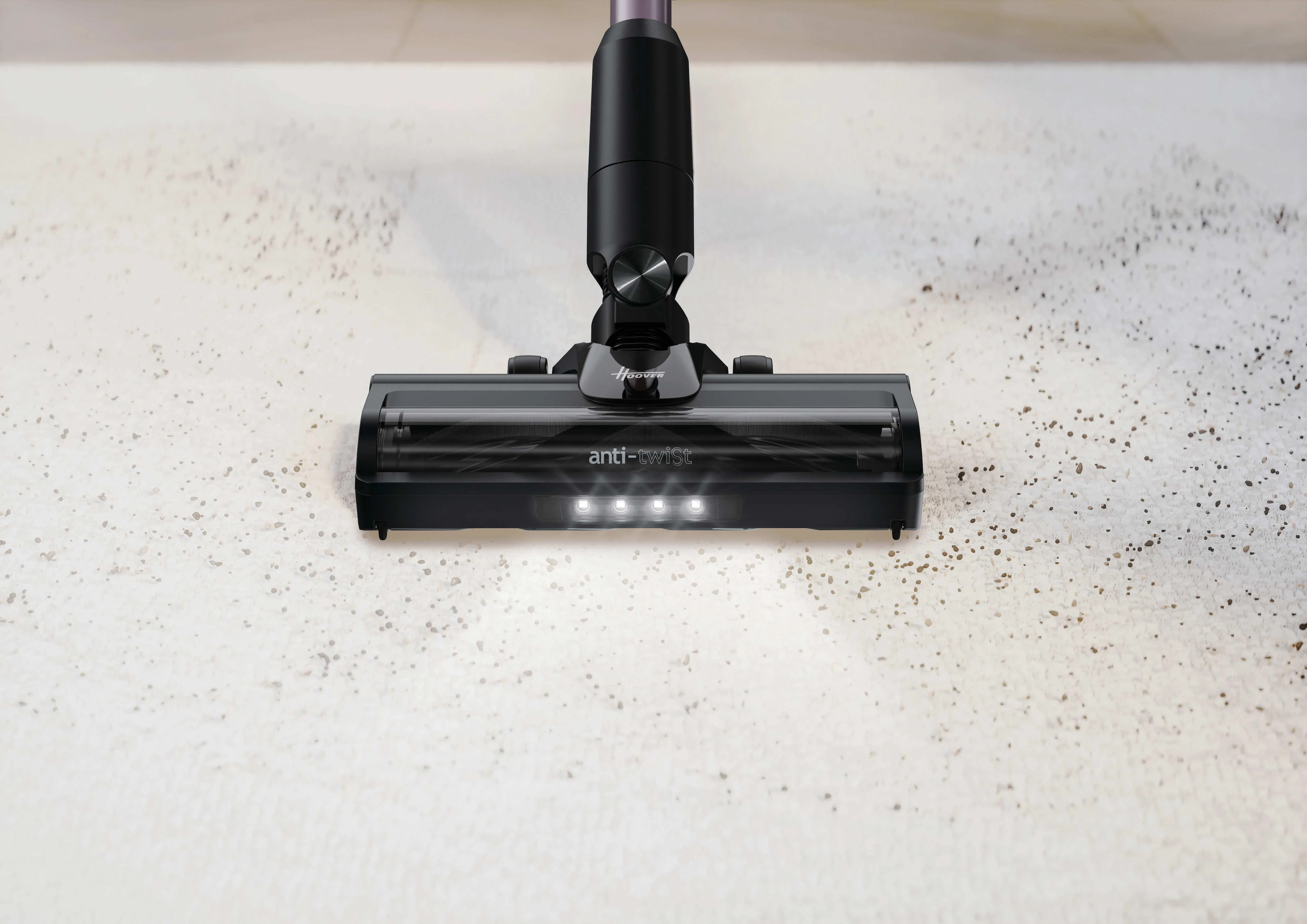 Hoover HF1P10H 011 Stick vacuum cleaner, Black and Purple