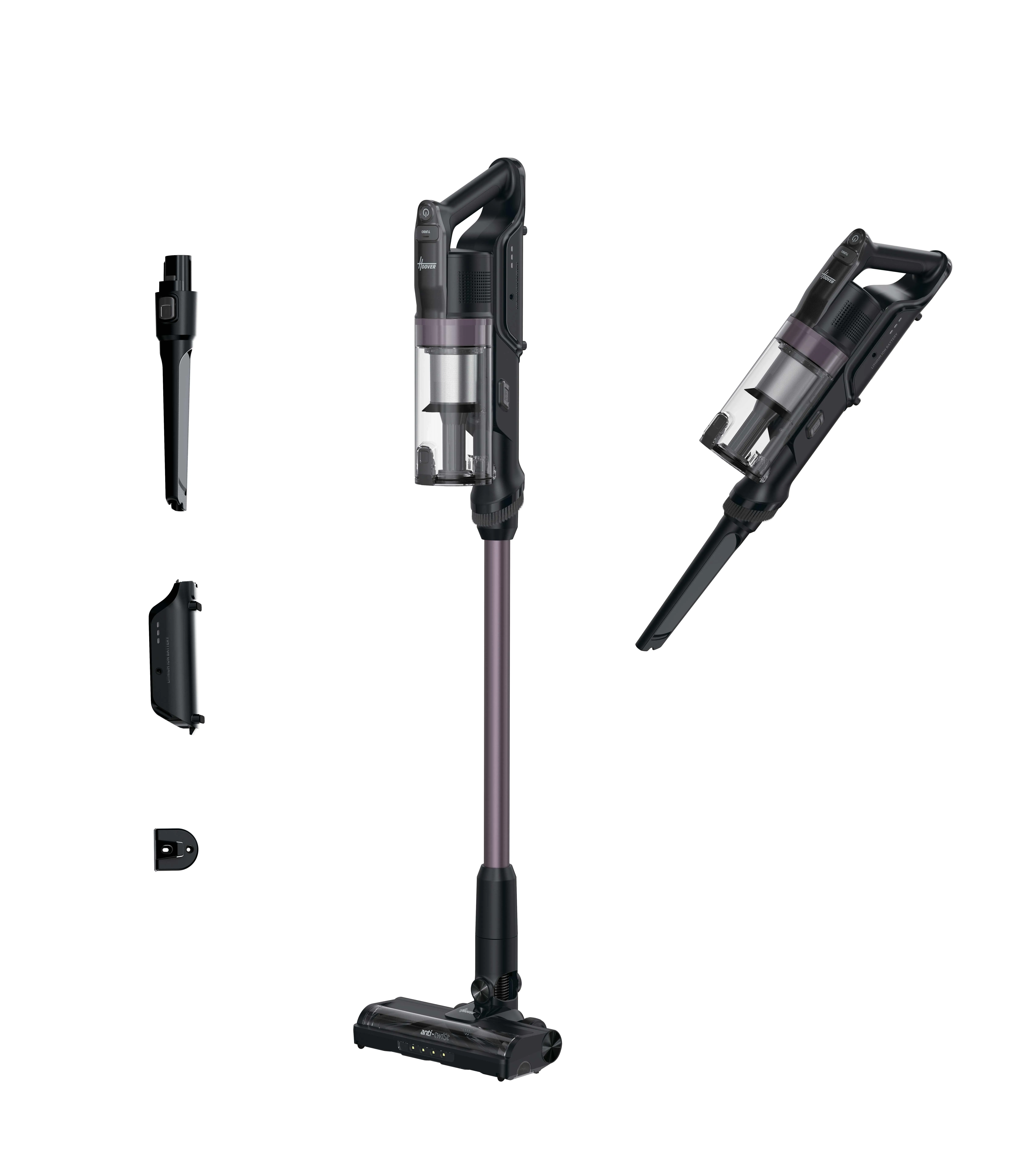 Hoover HF1P10H 011 Stick vacuum cleaner, Black and Purple