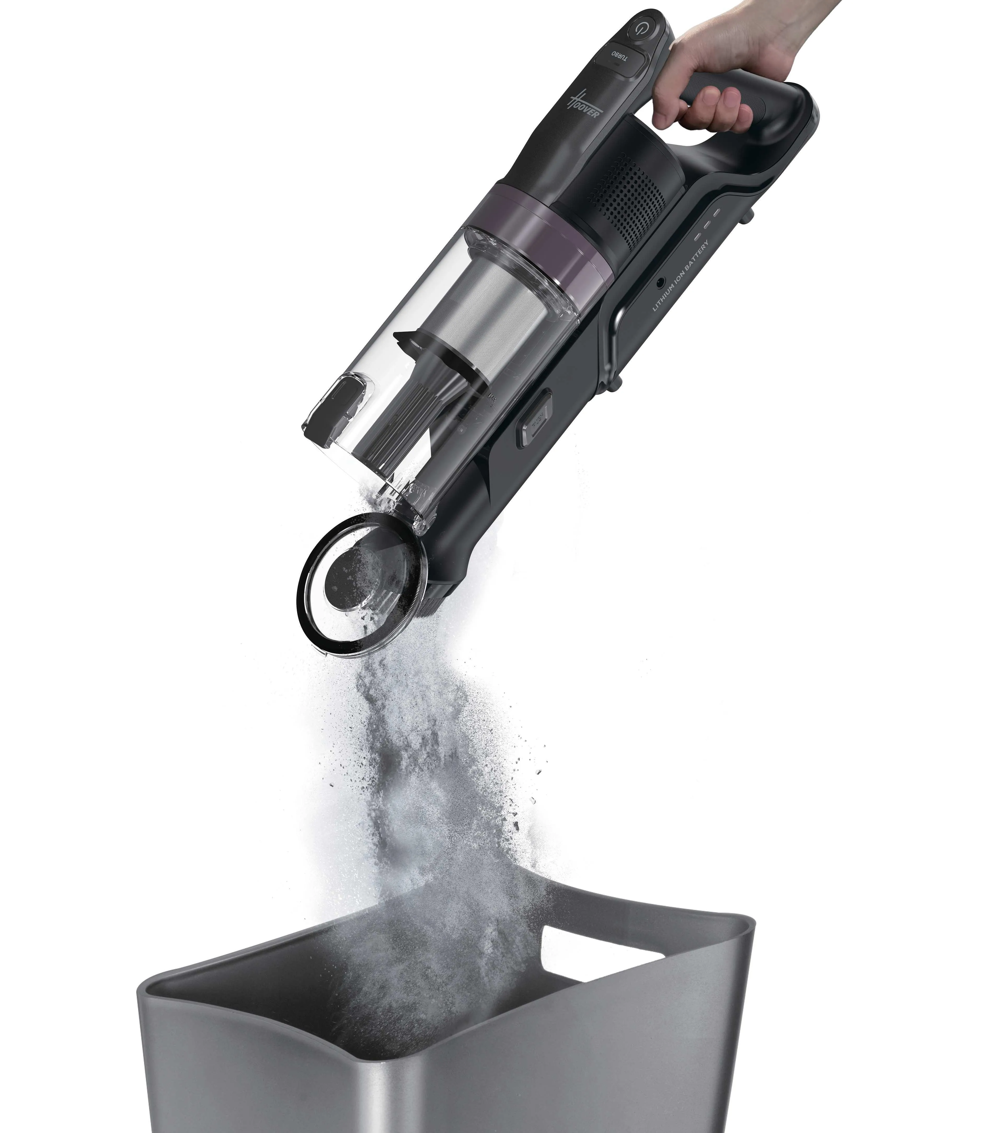 Hoover HF1P10H 011 Stick vacuum cleaner, Black and Purple