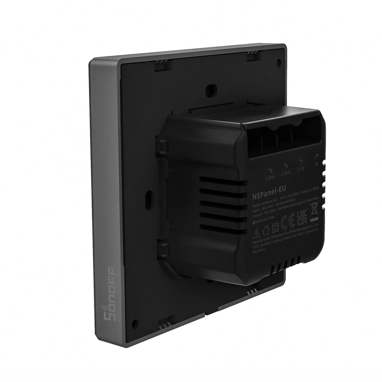 SONOFF M5-3C-86 SwitchMan 3-Channel - Smart wall switch, Black