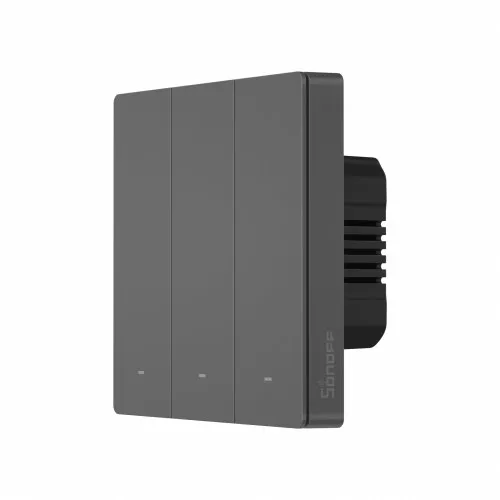SONOFF M5-3C-86 SwitchMan 3-Channel - Smart wall switch, Black