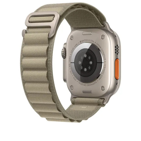Apple Watch 49 mm - bergsloop, Olive (Small)