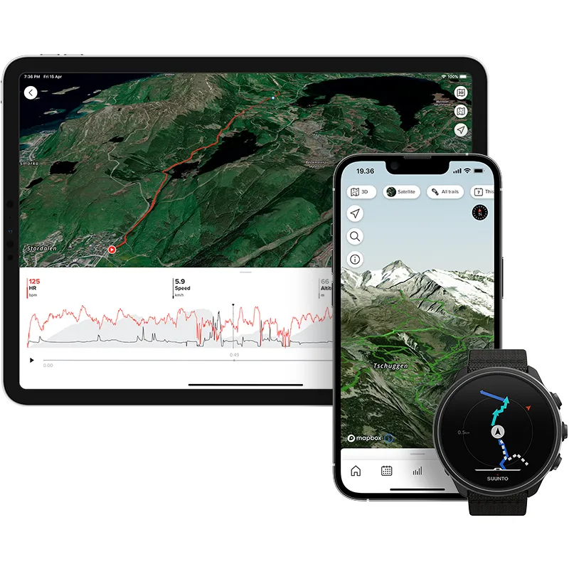 (Löytönurkka) Suunto 9 Baro Titanium Limited Edition -urheilukello