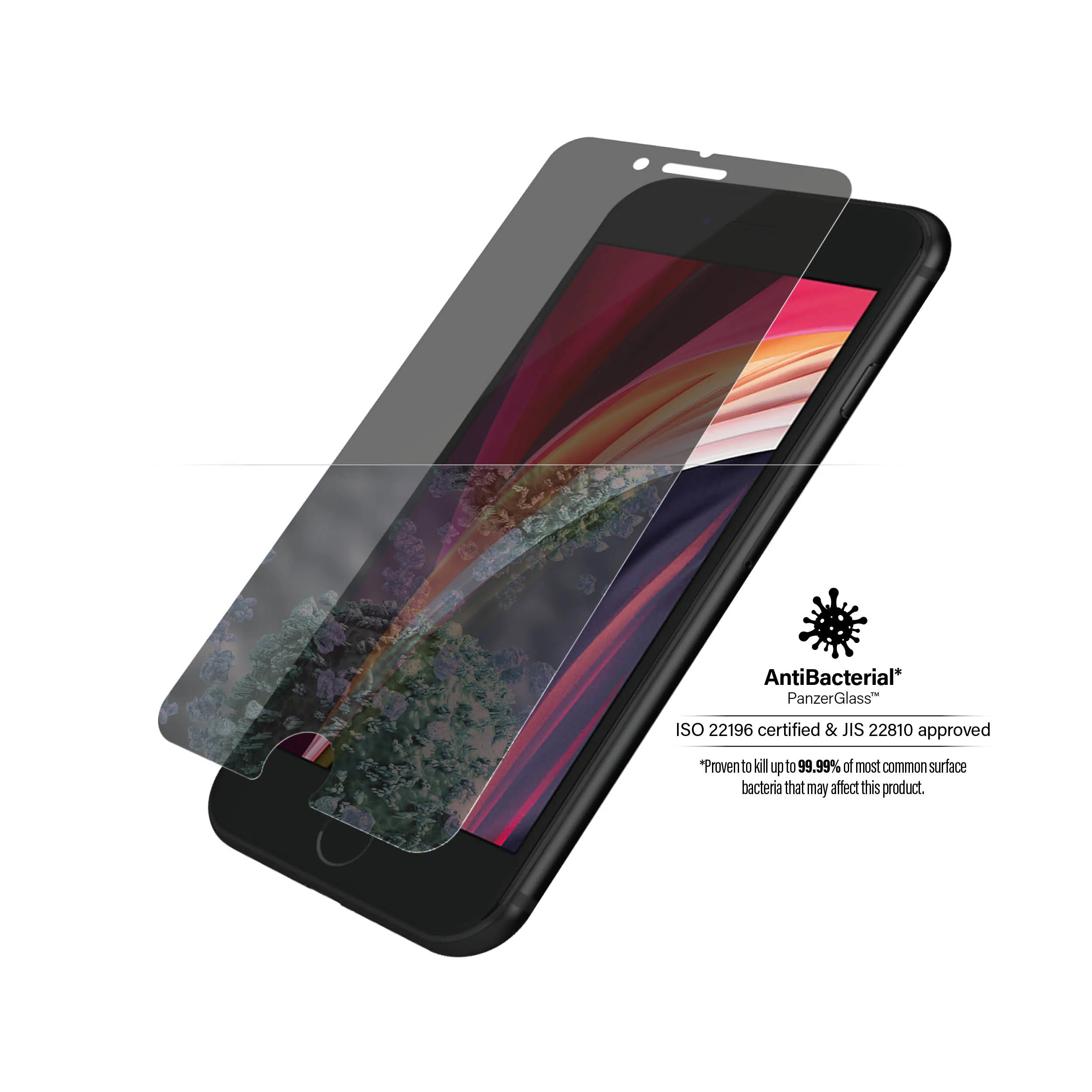 PanzerGlass iPhone 6/6S/7/8/SE - Screen Glass (Privacy)