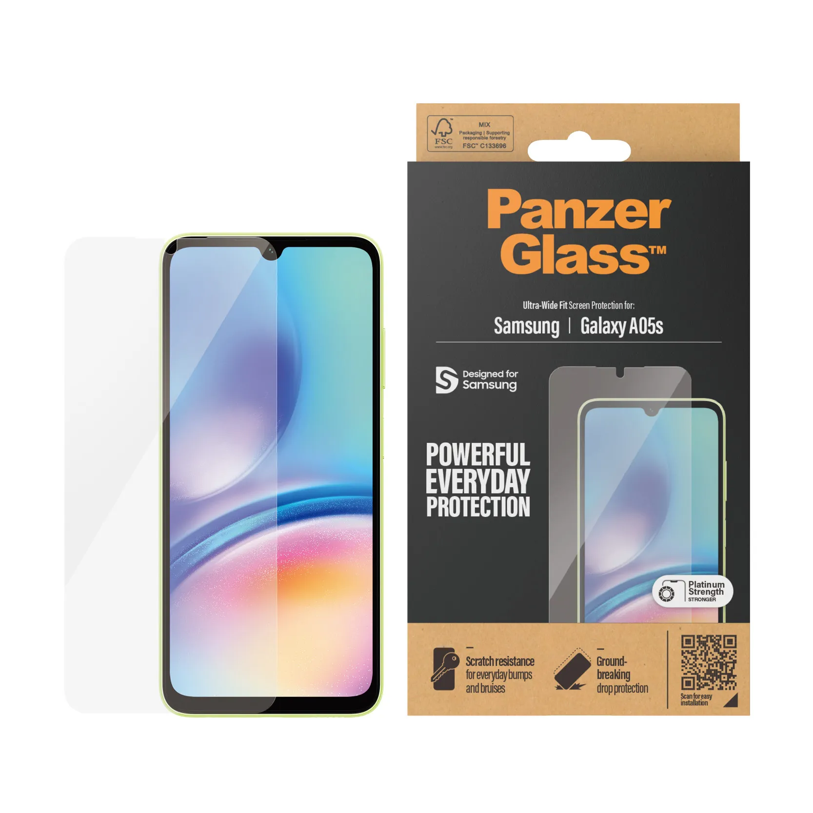 PanzerGlass Ultra-Wide Fit Galaxy A05S - Screen Protector