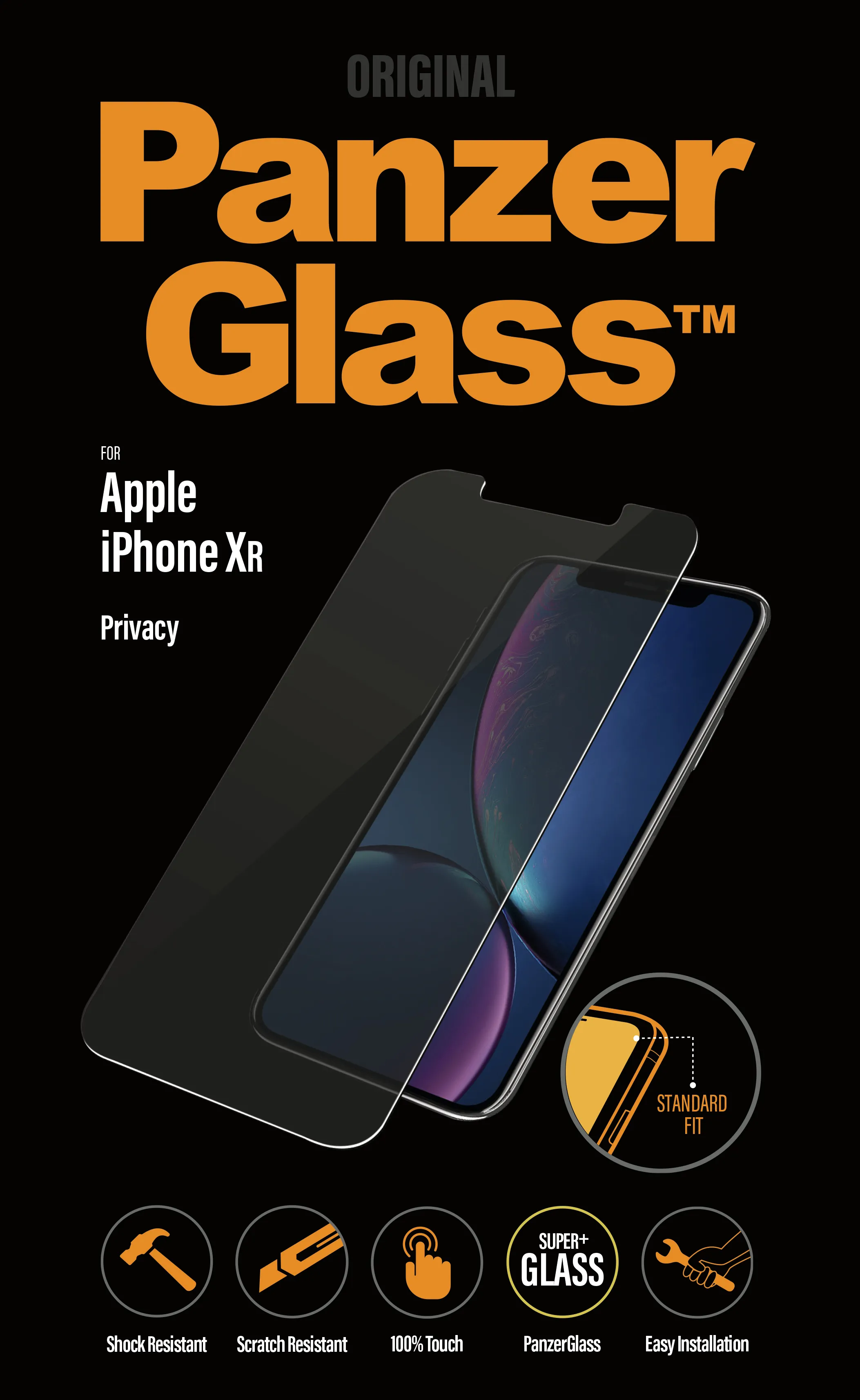 PanzerGlass iPhone XR (Privacy) - Screen Glass