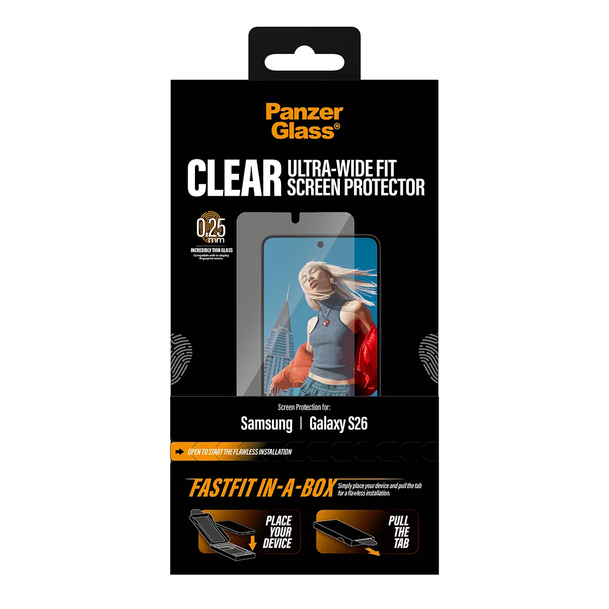 PanzerGlass Ultra-Wide Fit Alignerkit Galaxy S26 -panssarilasi