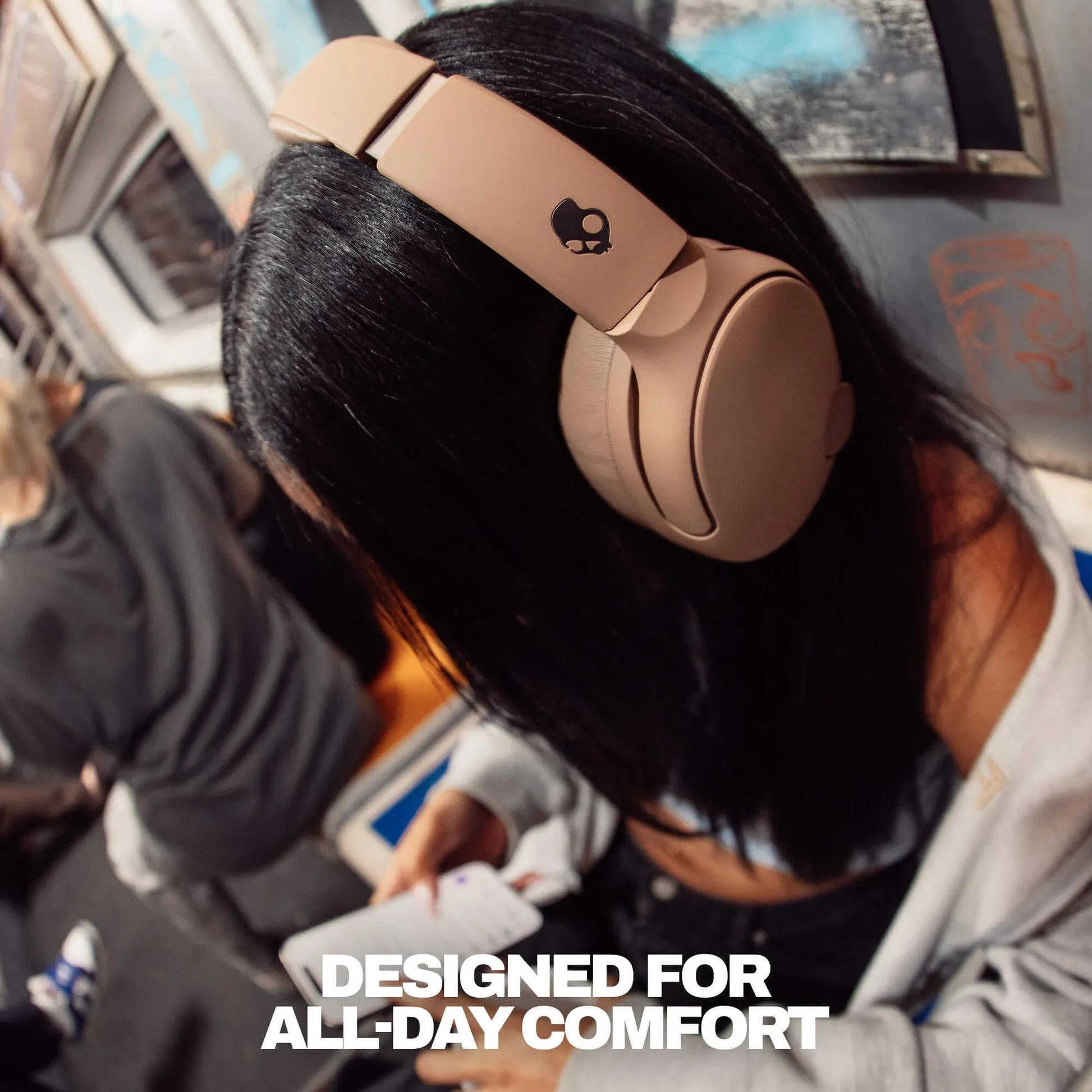 Skullcandy Crusher 720 -langattomat kuulokkeet, vaaleanruskea