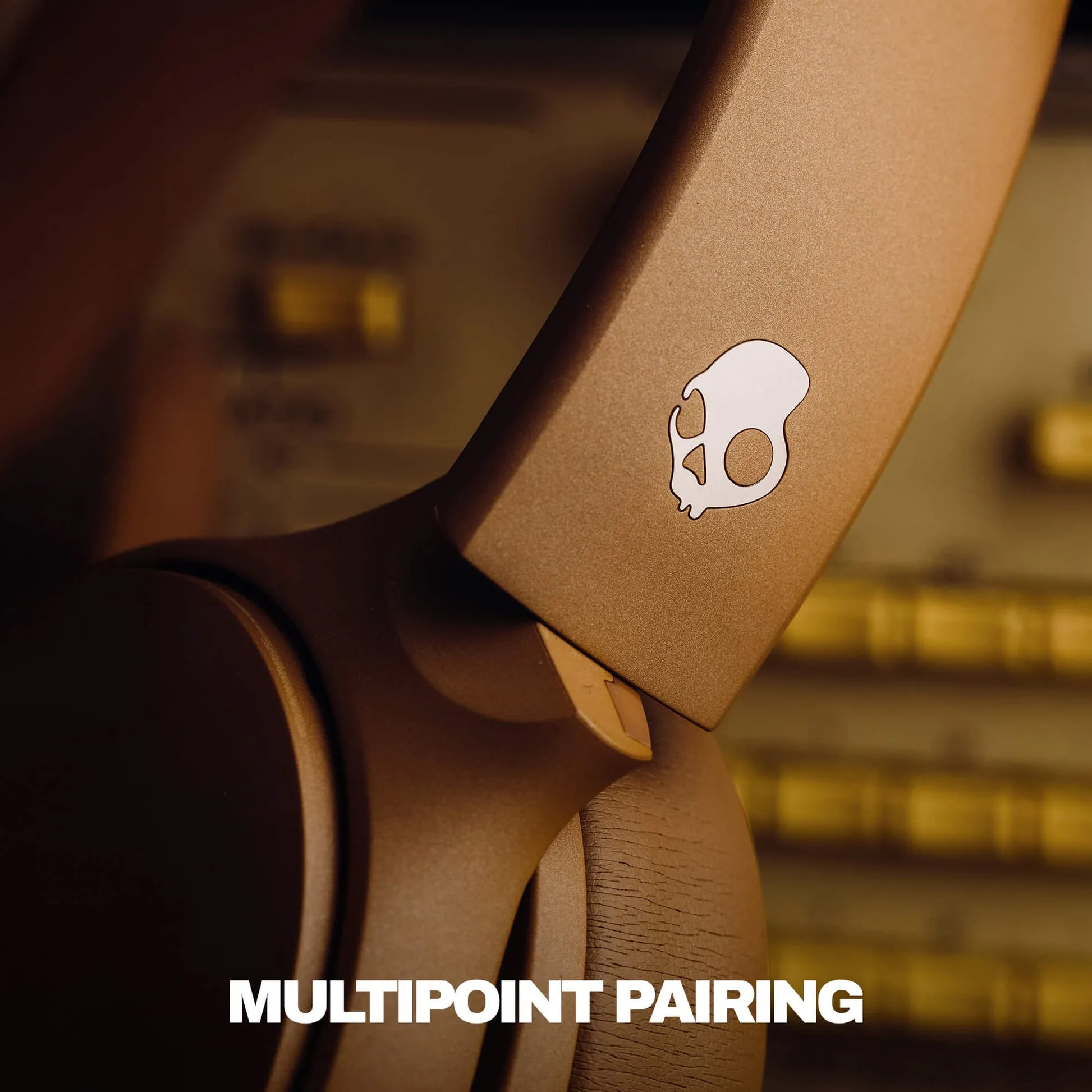 Skullcandy Crusher 720 -langattomat kuulokkeet, vaaleanruskea