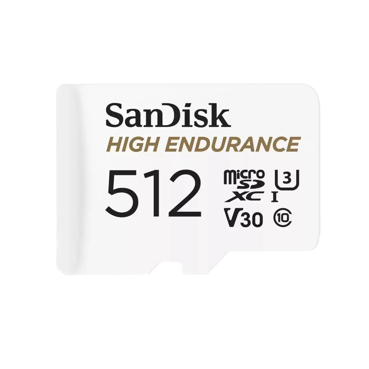 SanDisk High Endurance 512 GB MicroSDXC - minneskort + SD adapter