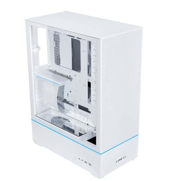 LIAN LI SUP01W Midi-Tower Case with window, White