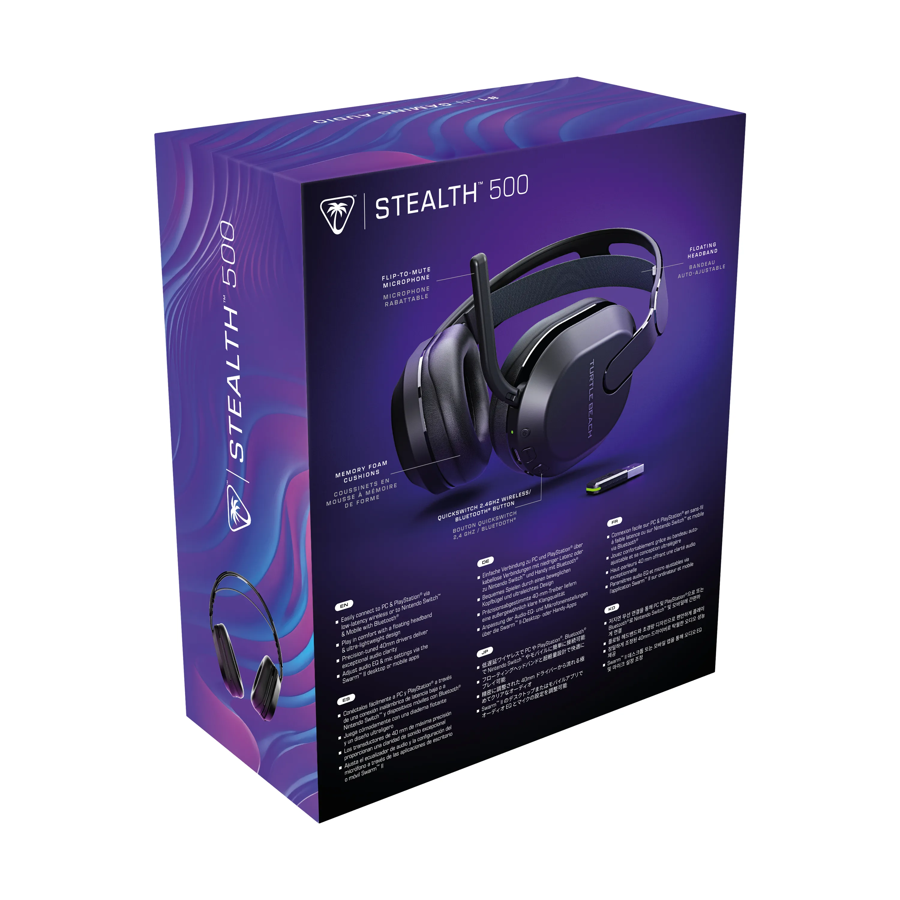 Turtle Beach Stealth 500 Wireless Gaming Headset, Black