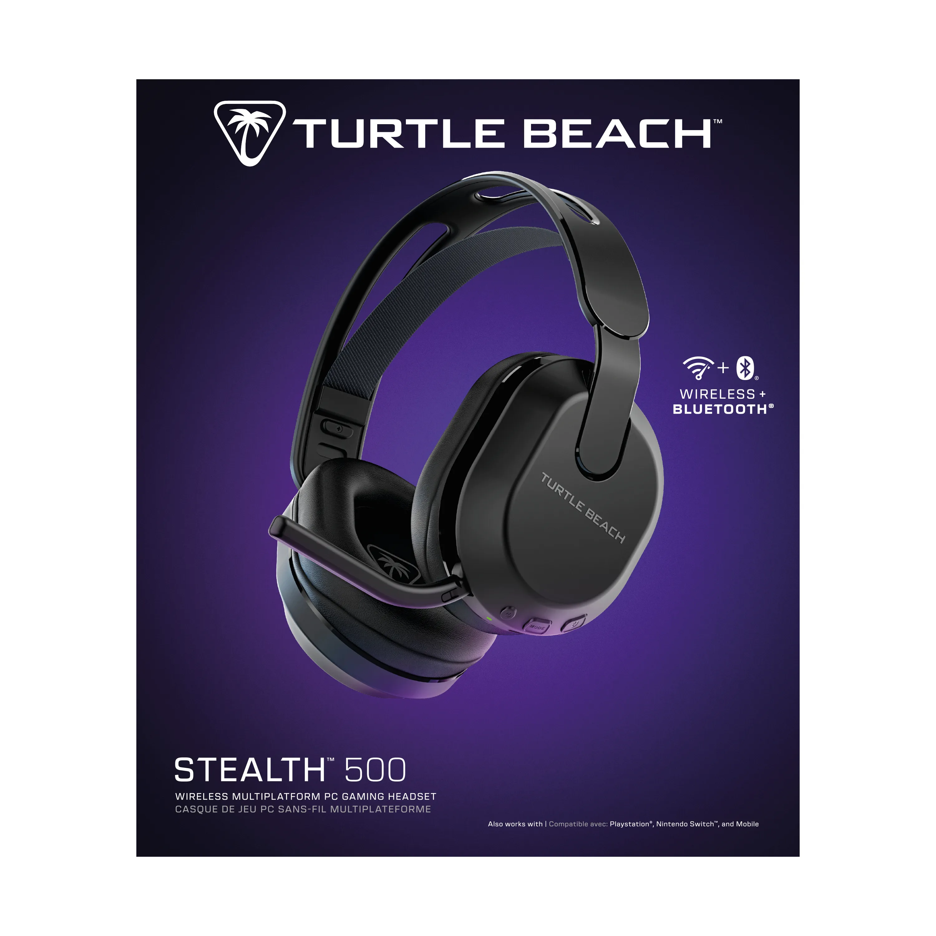 Turtle Beach Stealth 500 Wireless Gaming Headset, Black