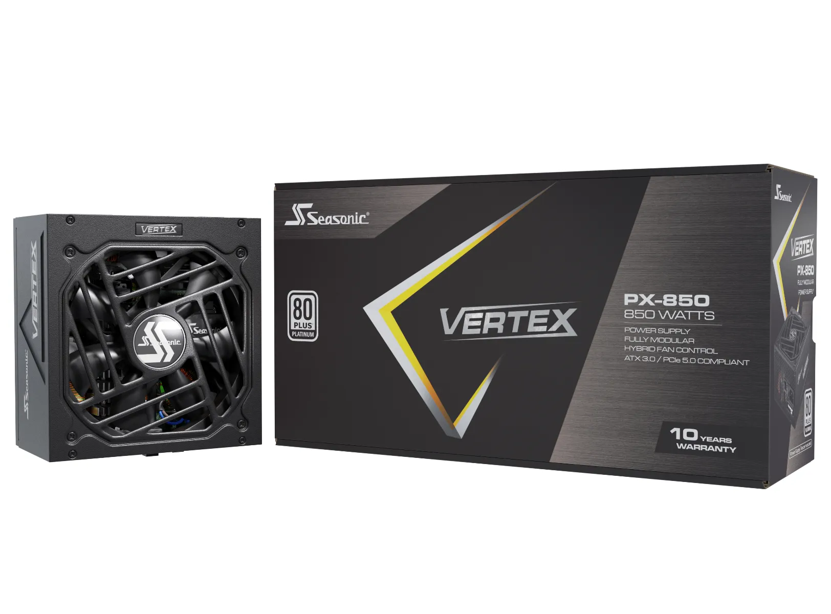 Seasonic Vertex PX 850W -virtal&auml;hde, 80 Plus Platinum