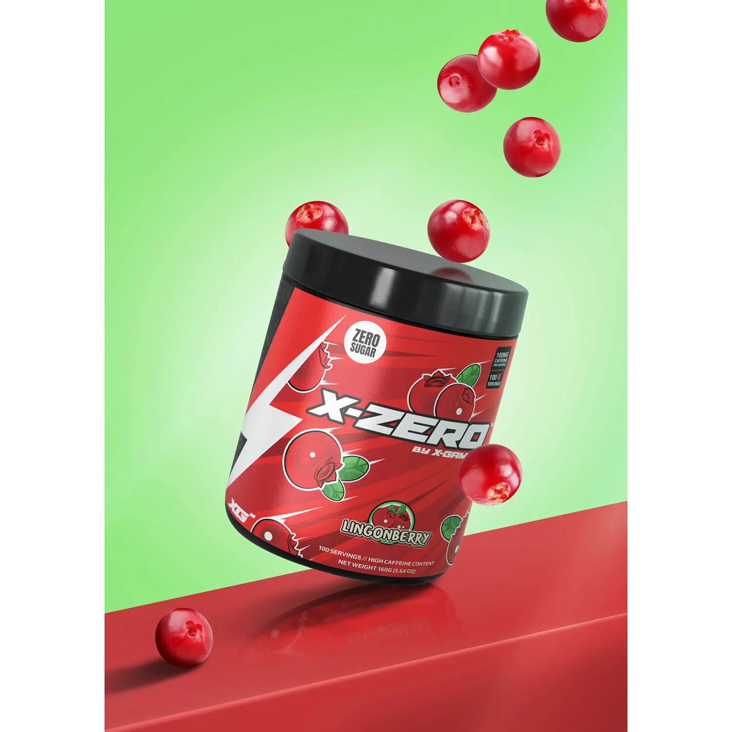 X-GAMER X-Zero 160 gram Lingonberry