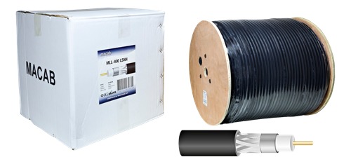 Kabel MLL-400 LSNH (2,74/10,29) svart 300m 50ohm