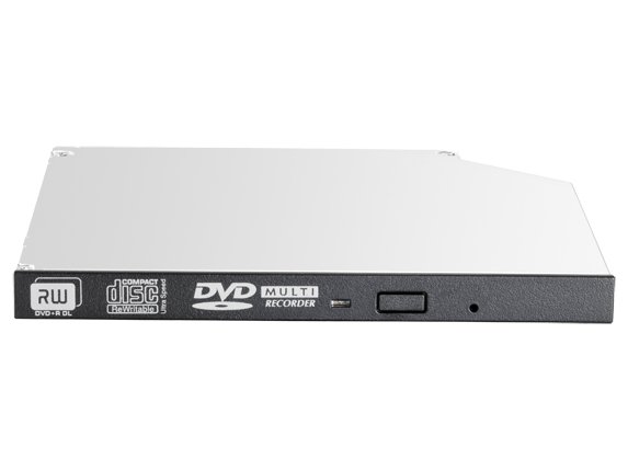 HPE 9.5mm SATA DVD RW JackBlack Optical Drive
