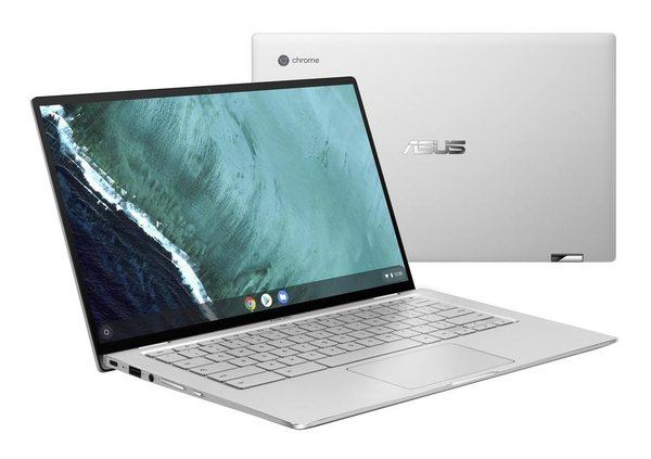 Asus 14" Chromebook Flip C434TA, 128 Gt, Chrome OS -kannettava, Hopea