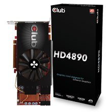 CLUB 3D HD 4890 PCIE 1GB GDDR5 2X DVI-I