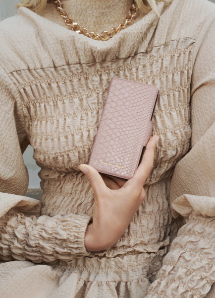 iDeal of Sweden Atelier Wallet, iPhone 13 - pl&aring;nboksfodral, Rosa