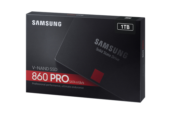 Samsung 1TB 860 PRO, 2.5&quot;, SATA III, 560/530 MB/s -SSD-levy