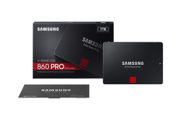 Samsung 1TB 860 PRO, 2.5&quot;, SATA III, 560/530 MB/s -SSD-levy