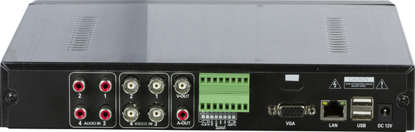 Qihan 16-kanavainen reaaliaika DVR, jossa paikat  4x3,5" SATA-