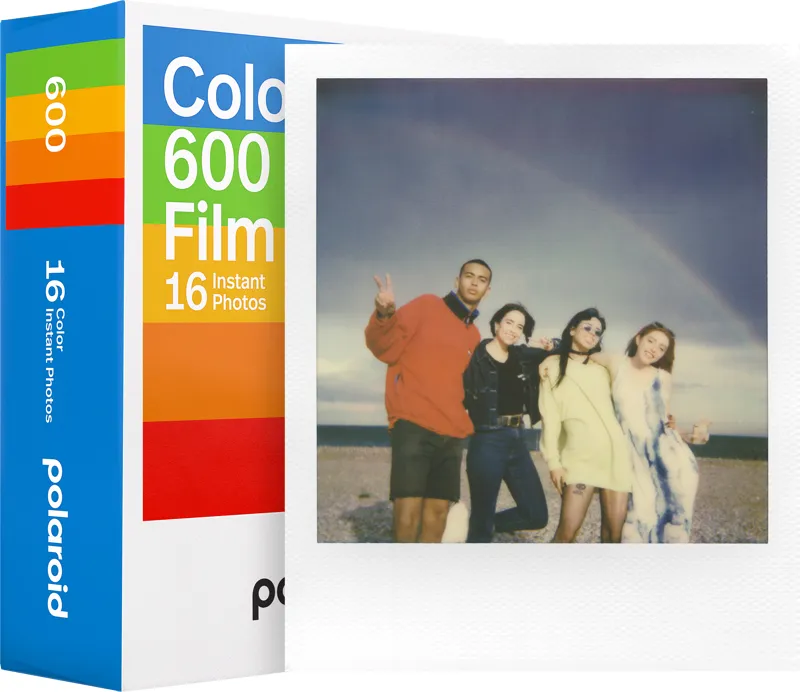 POLAROID Color Film for 600 White Frame 2-pack