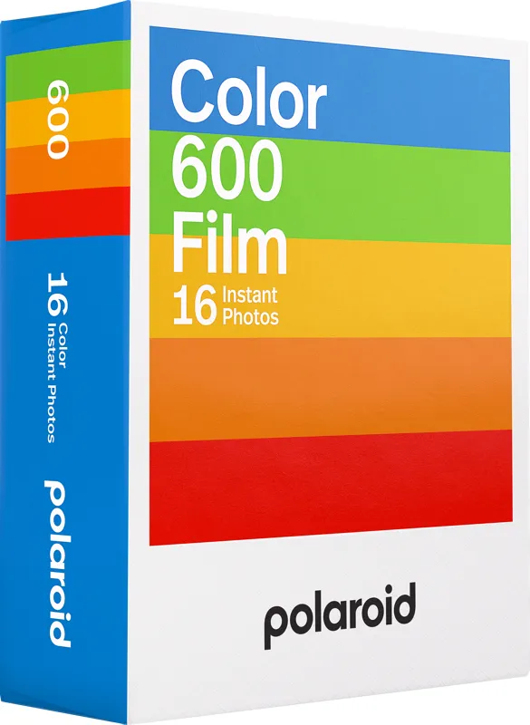 POLAROID Color Film for 600 White Frame 2-pack