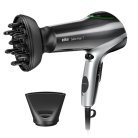 Braun Satin Hair 7 HD730 -hiustenkuivaaja, musta/hopea