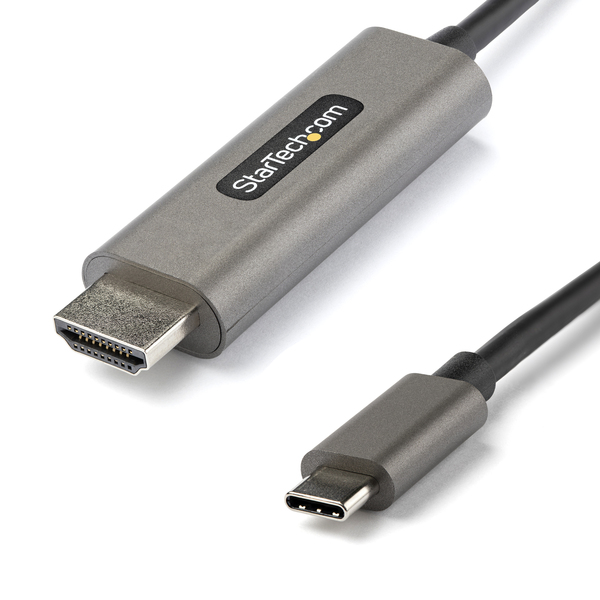 Startech USB-C - HDMI 4K 60Hz - cable, Black, 1m