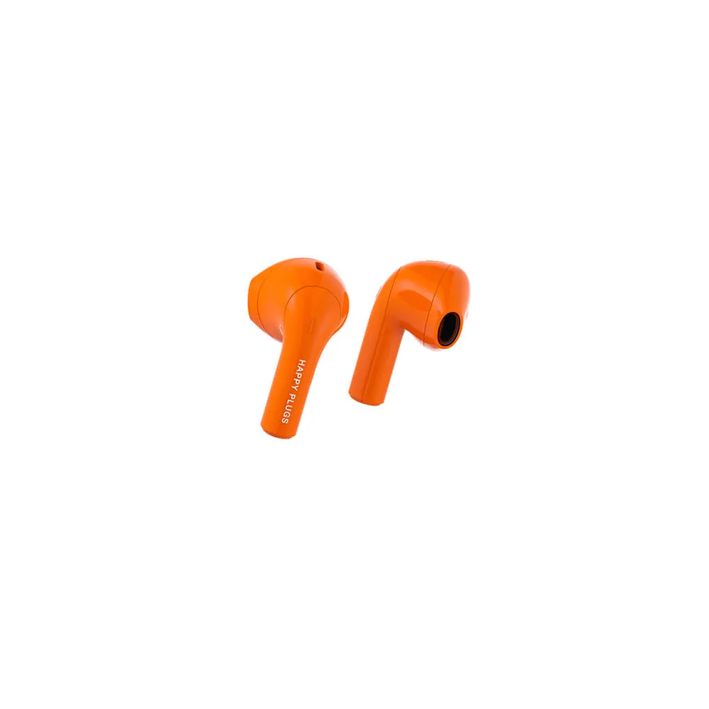 Happy Plugs Joy Wireless Earbuds, Orange