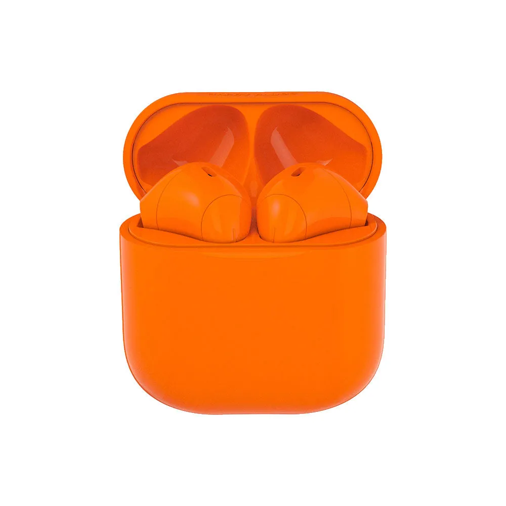Happy Plugs Joy Wireless Earbuds, Orange