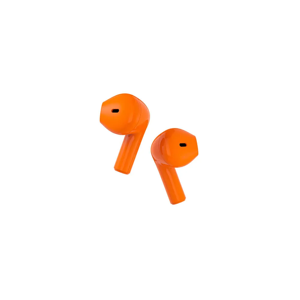 Happy Plugs Joy Wireless Earbuds, Orange
