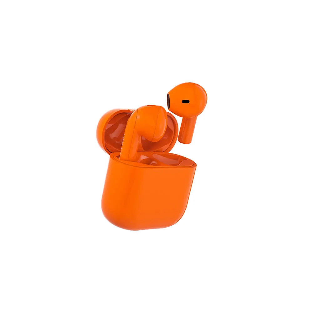 Happy Plugs Joy Wireless Earbuds, Orange
