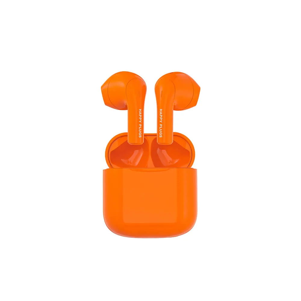 Happy Plugs Joy Wireless Earbuds, Orange