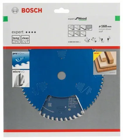 Bosch Expert for Wood - Rundsavsklinge - for træ - 160 mm - 48 tænder