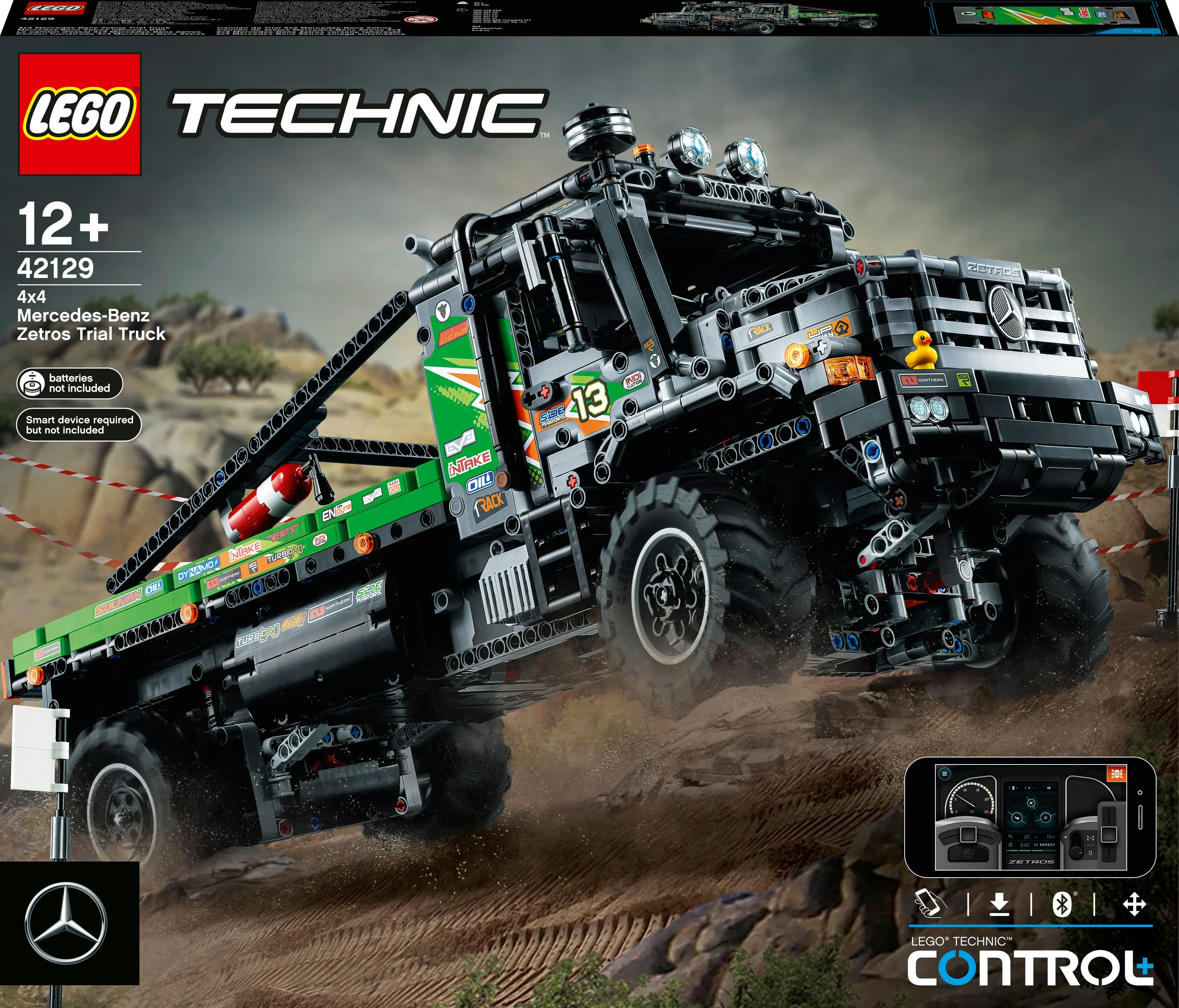 Lego Technic 4x4 Mercedes-Benz Zetros -kuorma-auto 42129