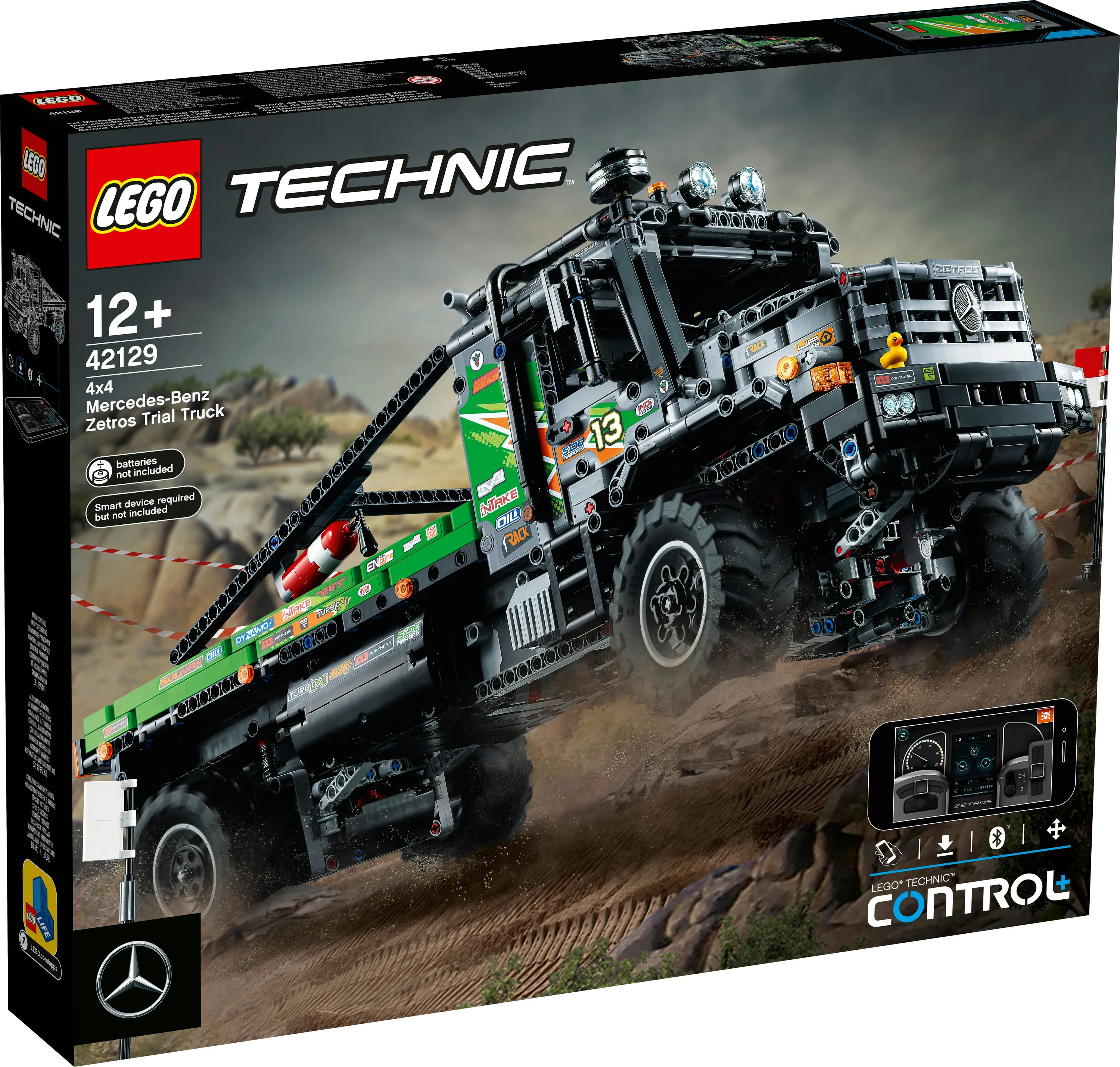 Lego Technic 4x4 Mercedes-Benz Zetros -kuorma-auto 42129