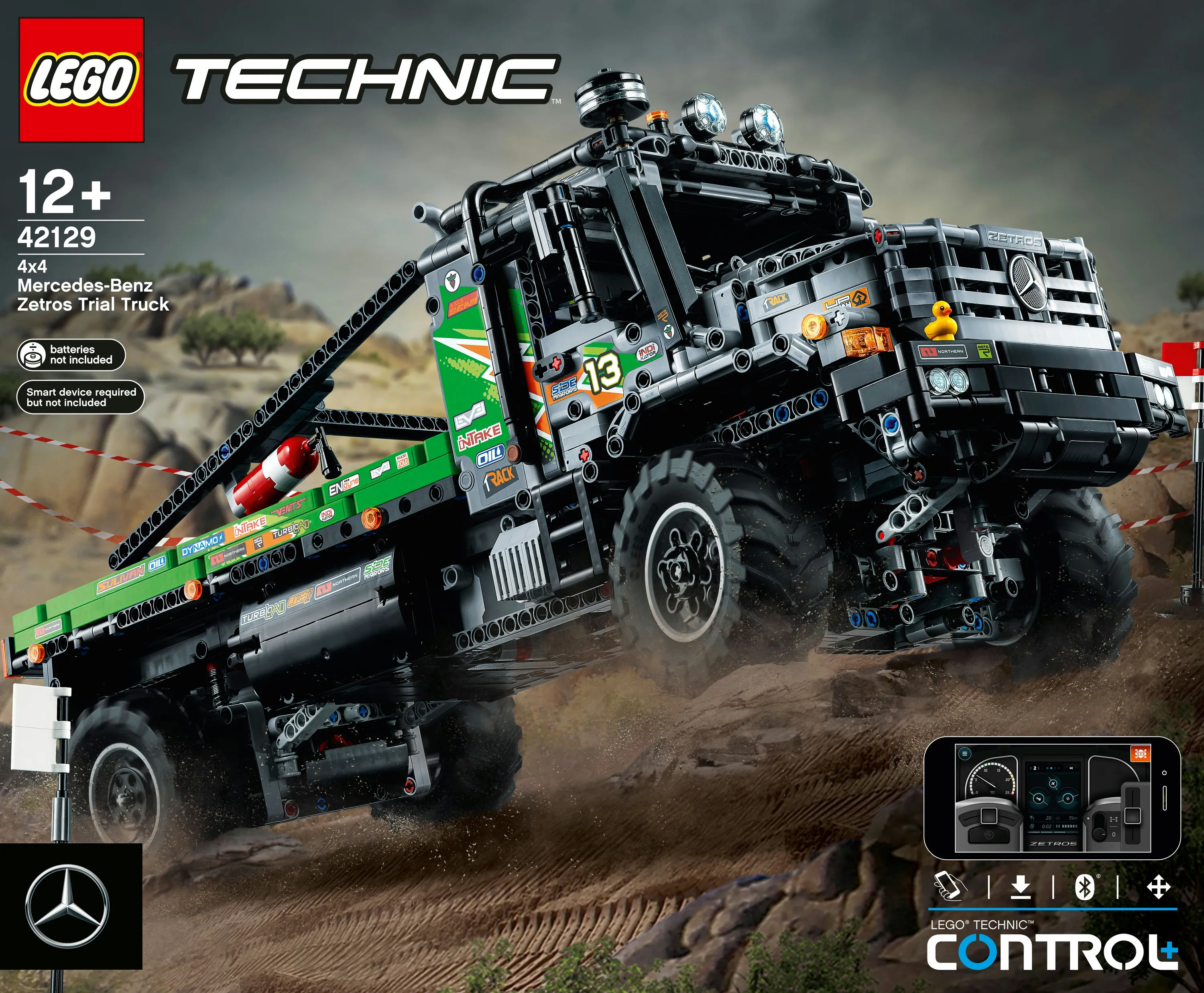 Lego Technic 4x4 Mercedes-Benz Zetros -kuorma-auto 42129
