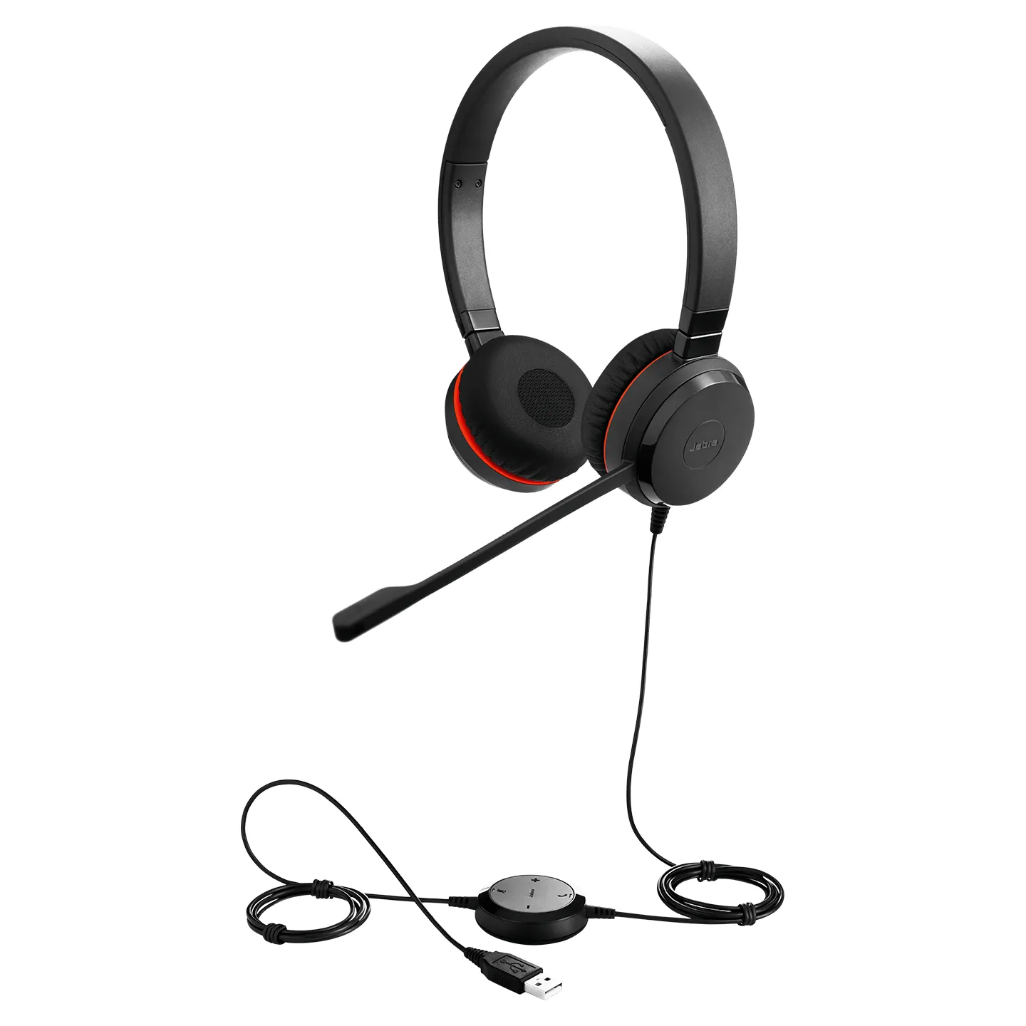 Jabra Evolve 20SE MS USB-A -kuulokkeet mikrofonilla, musta
