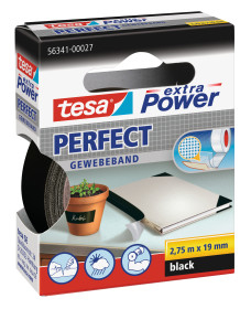 Tape tesaband 19mm black 56341