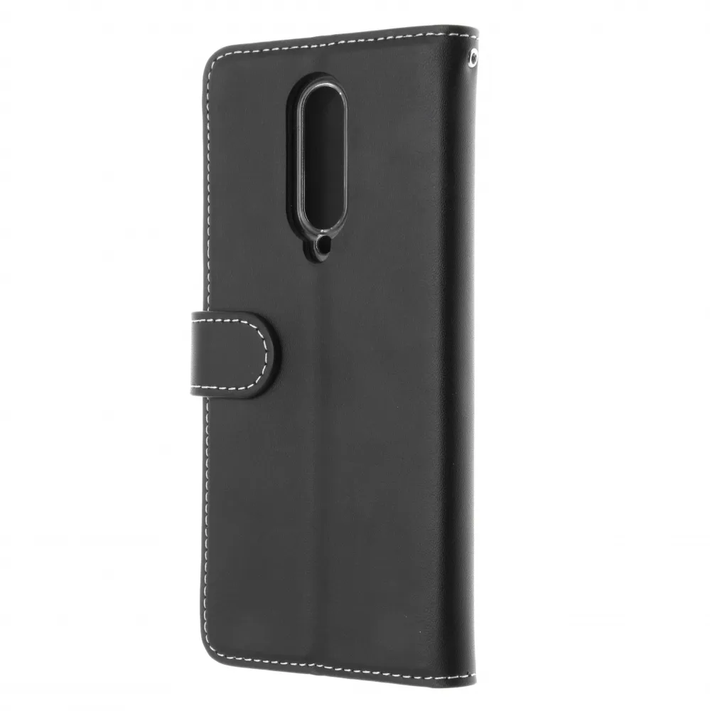 Insmat Flip Case, OnePlus 8 - Wallet Case, Black