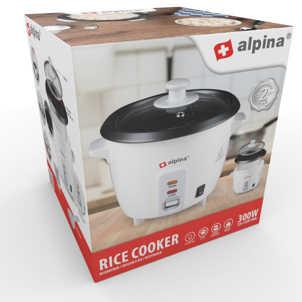 ALPINA Rice Cooker White 0,6L